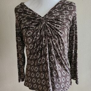 Michael Kors 3/4 Sleeve stretchy top